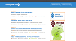 Desktop Screenshot of bildungsbetrieb.de