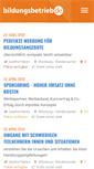 Mobile Screenshot of bildungsbetrieb.de